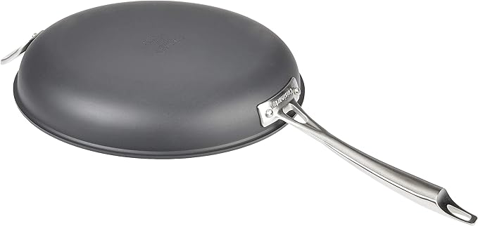 Cuisinart Dishwasher Safe Hard-Anodized 12-Inch Open Skillet with Helper Handle