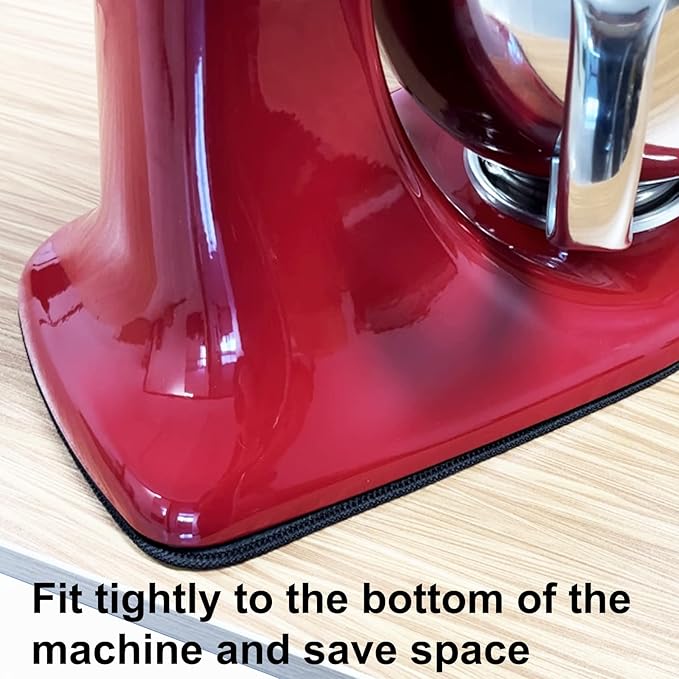 Mixer Slider Mat for KitchenAid 4.5-5qt Stand Mixer -Sliding Mats Slide Mover Pad Compatible with KitchenAid 4.5-5 Qt Tilt-Head Stand Mixer, 5PCS DIY Adhesive Teflon Self-Stick Appliance Sliders
