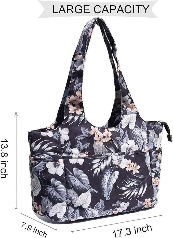 ESVAN Yoga Tote Bag Mat bag Women Shoulder Bags Carryall Tote - Image 2