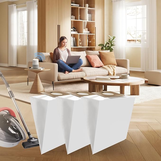 Compatible Replacement for Prolux Tritan Vacuum Bags,6 Pack HEPA Disposable Bags Made To Fit For Prolux Tritan Bagged Canister Vacuum Cleaner (6 Pack)