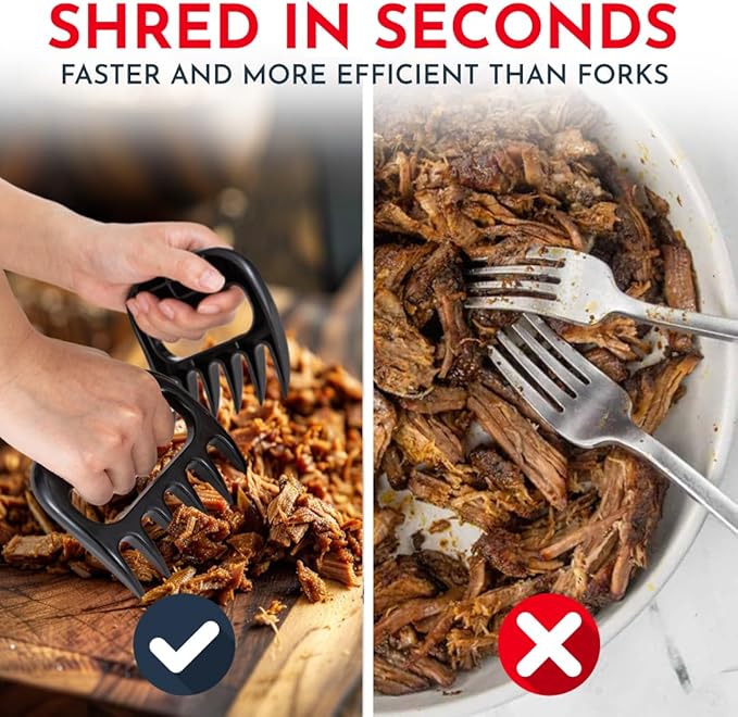 Meat Shredder Claws - BBQ Accessories Gifts for Men Dad Birthday, Bear Claw for Shredding Meat - Claws for Pulled Pork, Chicken Shredder Tool - Perfect for BBQ Grilling Accessories