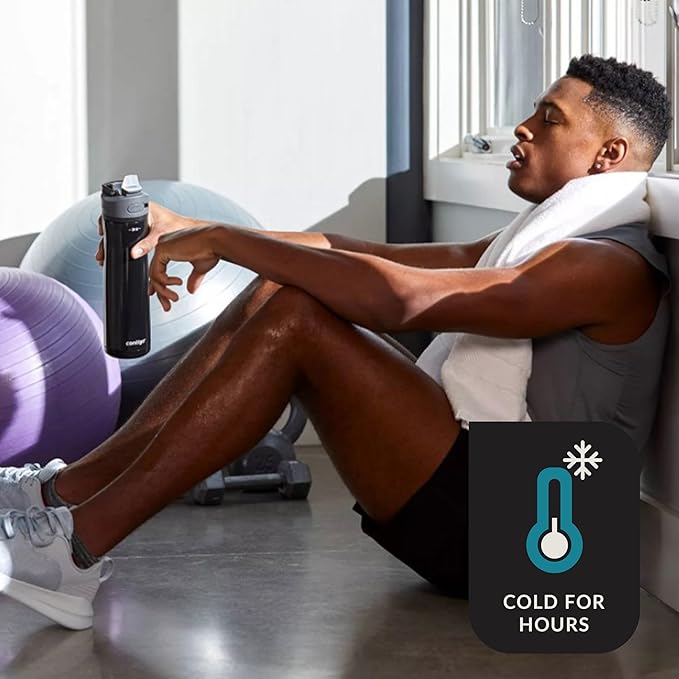 Contigo Ashland 2.0 Water Bottle with AUTOSPOUT Lid 24oz. Licorice