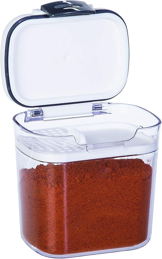 ProKeeper Mini 1.5-Cup Spice & Herb Storage Container – Airtight, Clear Plastic for Baking Soda, Powder, and Snacks