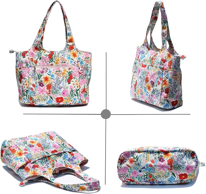 ESVAN Yoga Tote Bag Mat bag Women Shoulder Bags Carryall Tote - Image 7