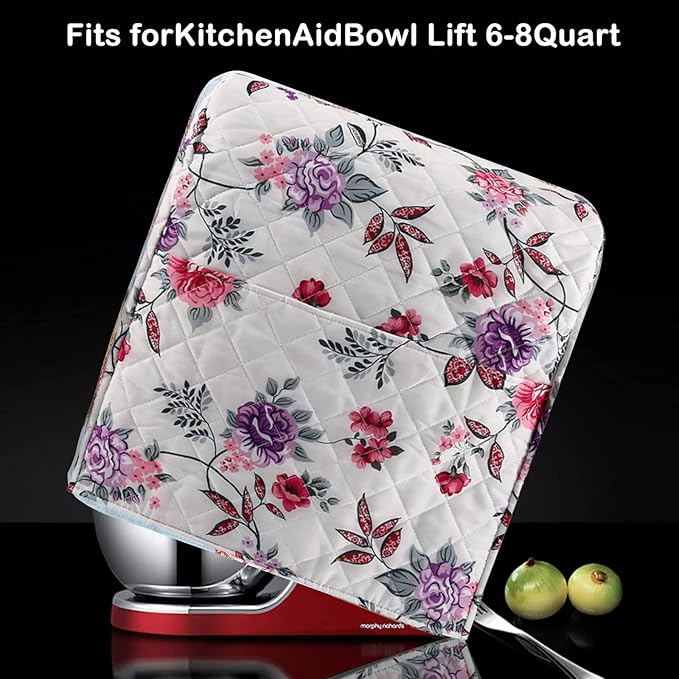 Stand Mixer Cover,Kitchen Mixer Cover Compatible With 5-8 Quart Kitchenaid Hamilton Mixers,Pioneer Woman Kitchen Aid Covers for Stand Mixer,Pioneer Women Kitchen Aid Mixer Assecories
