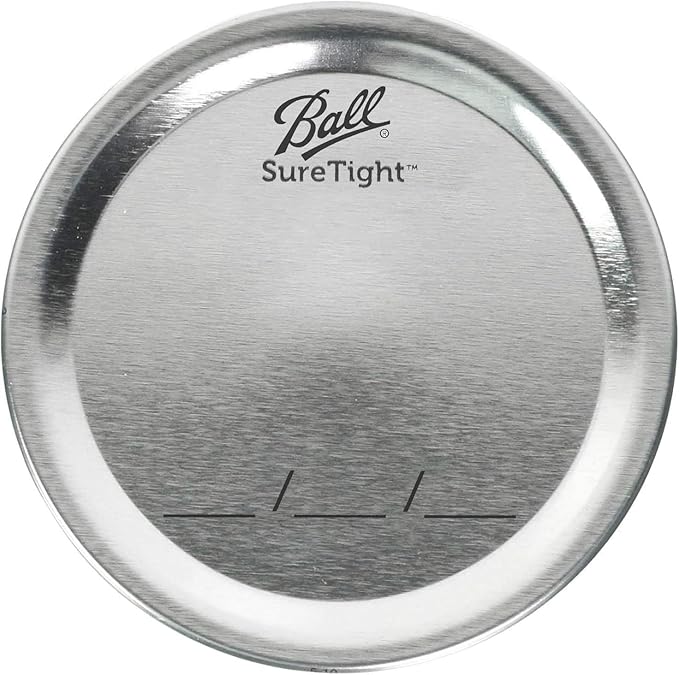 Ball Mason Jar Lids, Regular Mouth, 12 CT (Pack of 4)