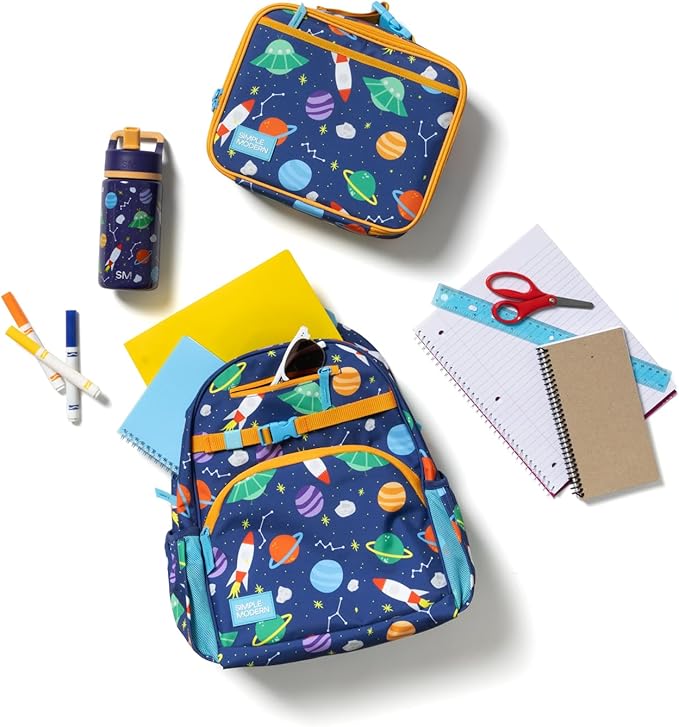 Simple Modern Medium Marvel Avengers Toddler Backpack for School Girls and Boys | Kindergarten Elementary Kids Backpack | Fletcher Collection | Kids - 15" tall | Avengers Heroes