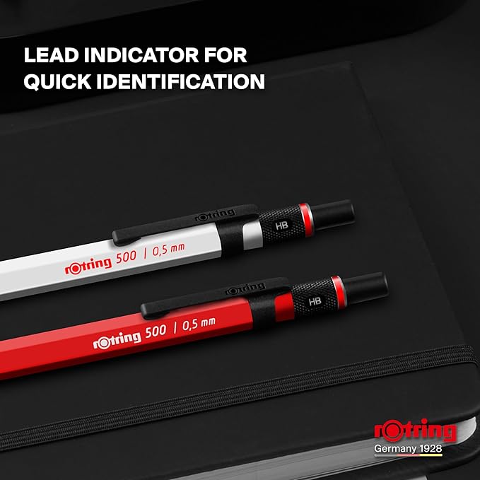 Rotring 500 0.5mm Mechanical Pencil, Black (502505N) (1904725)