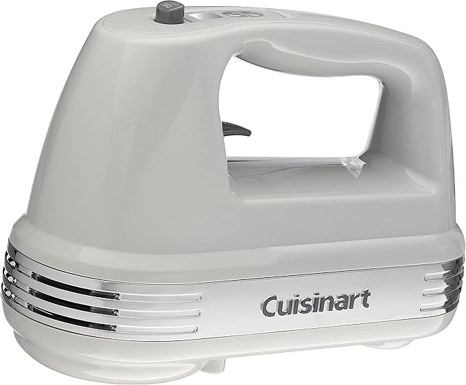 Cuisinart HM-90SCGR Power Advantage Plus 9-Speed Handheld Mixer with Storage Case, Cool Grey