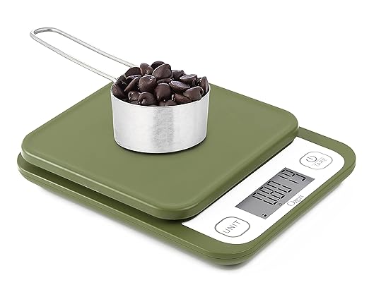 Ozeri Garden and Kitchen Scale II, with 0.1 g (0.005 oz) 420 Variable Graduation Technology