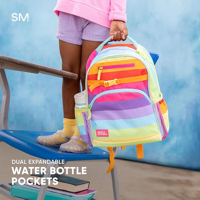 Simple Modern Large Mattel Barbie Kids Backpack for School Girls and Boys | Elementary Backpack for Teen | Fletcher Collection | Kids - 16" tall | Barbie Checkmate