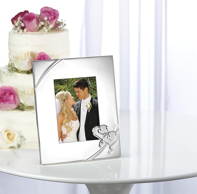 Lenox 812616A True Love 5x7 Picture Frame, Metallic