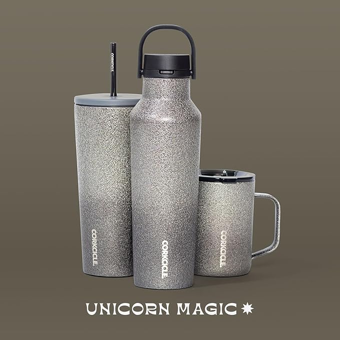 Corkcicle Classic Tumbler - Keeps Drinks Cold for 9 Hours & Hot for 3 - Triple-Insulated Stainless Steel - Holiday Tumbler Gift - 16 oz - Steel Shadow