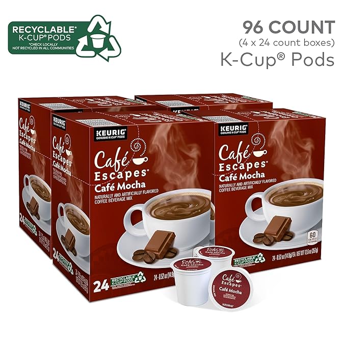 Green Mountain Café Escapes Café Mocha K-Cup