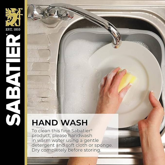 Sabatier 15-Piece Forged Stainless Steel Knife Block Set, High-Carbon Stainless Steel Kitchen Knives, Razor-Sharp Knife set with Acacia Wood Block, Stainless Steel Handles