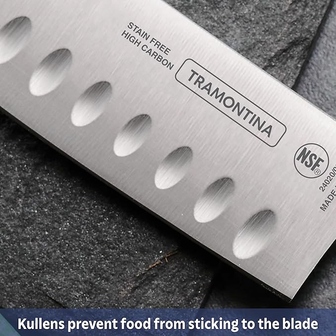 Tramontina Pro Series Forged 7-Inch Santoku Knife, Japanese Chef Knife
