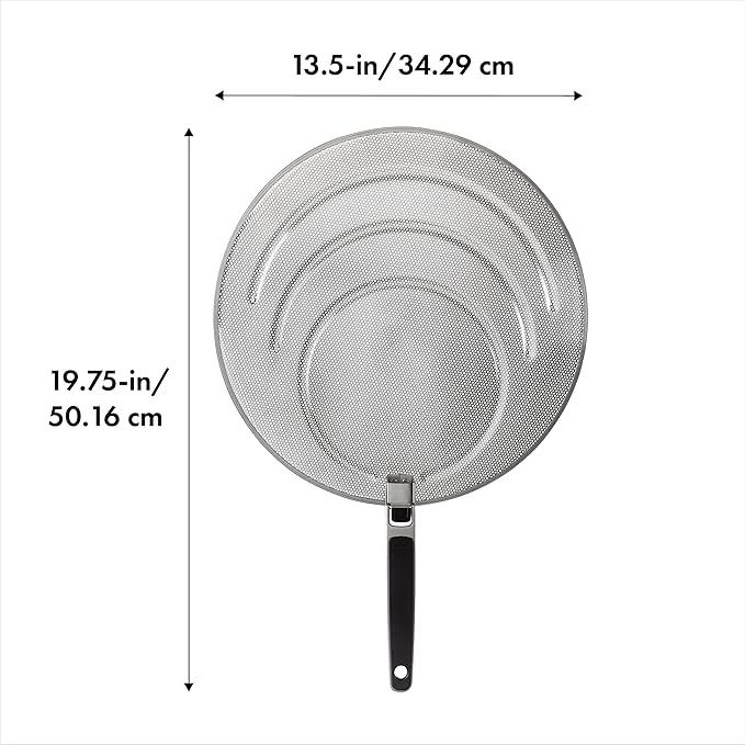 OXO Good Grips Stainless Steel Splatter Screen with Folding Handle