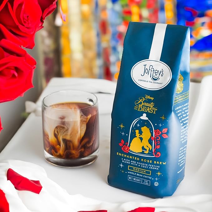 Joffrey's Coffee - Disney Beauty & The Beast Enchanted Rose Brew | Medium Roast (Whole Bean, 11oz)