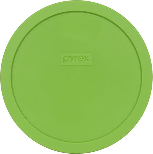 Pyrex 7402-PC Green Round 6/7 Cup Plastic Storage Lid, Made in USA