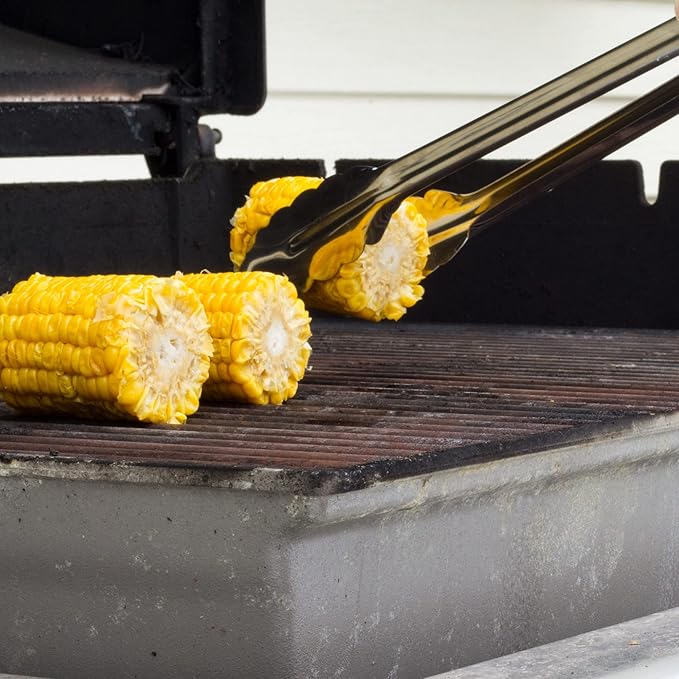 Chef Craft Classic Clam Shell Tongs, 16 inch, Stainless Steel