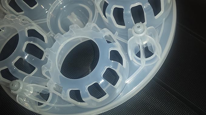 Instant Pot Yogurt Cups and Pressure Sterilization Rack, 6-Oz Dessert Cups with Lids, Bottle Sterilizer, Non-Toxic, BPA-Free Plastic, Clear