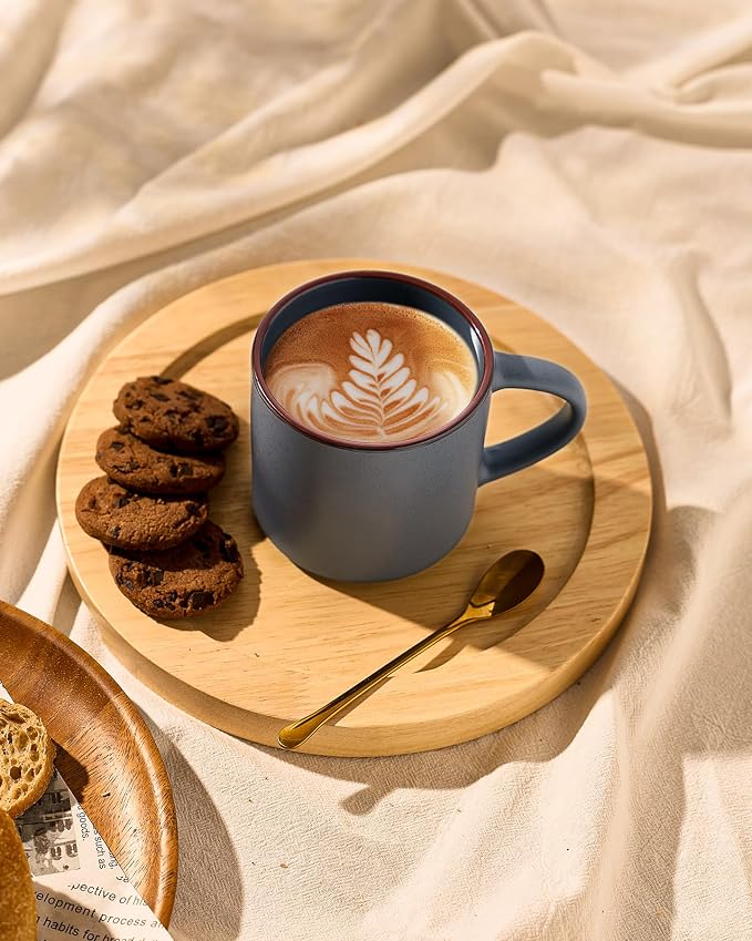 famiware Coffee Mugs Set of 4, Nebula 14oz Coffee Mugs, Ceramic Cup Set - Image 7