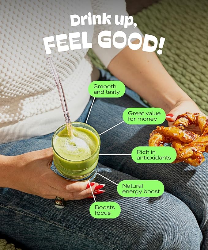 MatchaDNA Organic Matcha Powder Sticks x15 Pack (1.5g Each) – Instant Organic Matcha – Macha Green Tea Blend Unsweetened – Macha Powder Tea for Lattes, Drinks, Smoothies, Recipes, Healthy Beverage