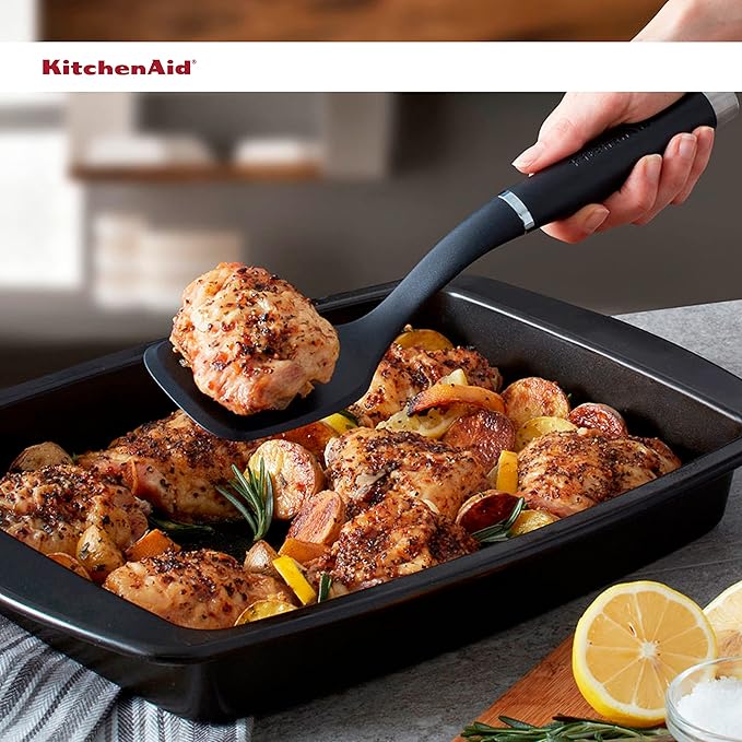 KitchenAid KO015OHOBA Gourmet Nylon Short Turner,Matte Black