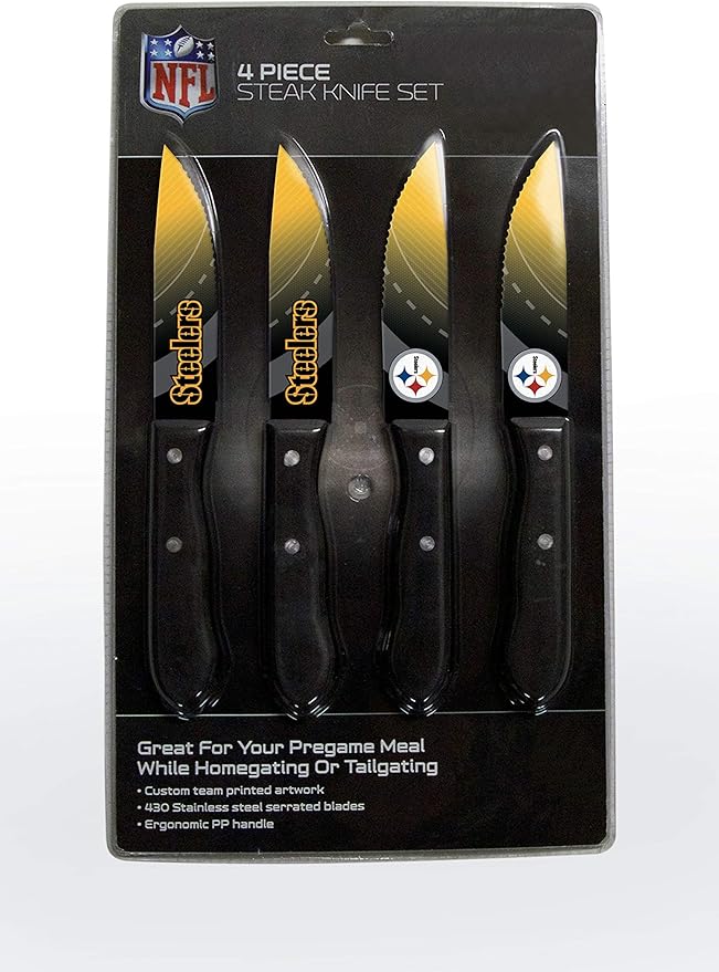 The Sports Vault NFL unisex-adult Steak Knives