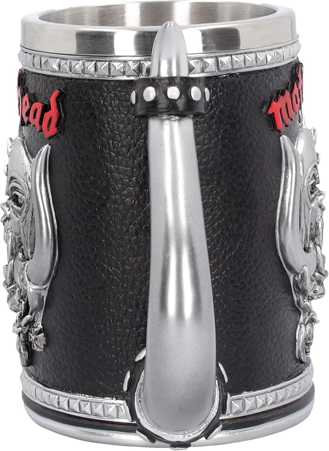 Nemesis Now Motorhead Tankard Mug 14cm Black, Resin w/Stainless Steel Insert