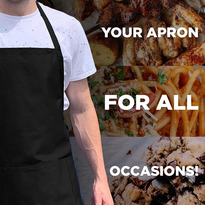 ApronMen - Funny Apron For Men - BBQ Gifts for Men & Unique Gifts for Fathers - Mens Aprons for Grilling