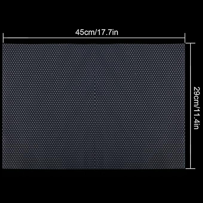 8 PCS Refrigerator Mats, EVA Refrigerator Liners for Shelves Washable Can Be Cut Fridge Shelf Liner Waterproof Fridge Pads Mat Drawer Table Placemats (Clear)