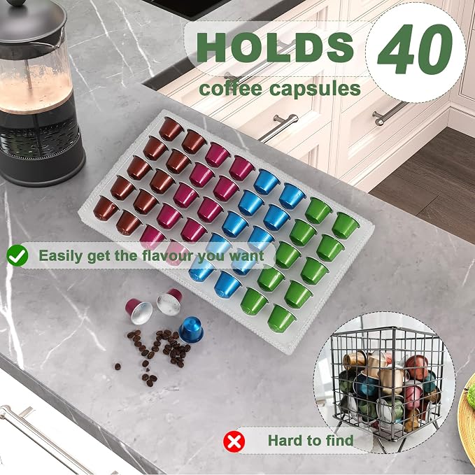 Coffee Pod Holder Drawer Nespresso Coffee Pods Storage Drawer Nespresso Coffee - Image 5