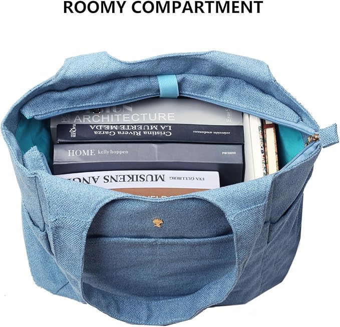 ESVAN Yoga Tote Bag Mat bag Women Shoulder Bags Carryall Tote - Image 4