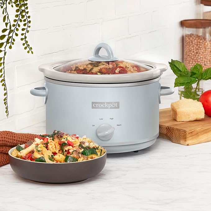 Crock-Pot® Manual Design Series 4.5 Quart Slow Cooker, Macaroon Blue