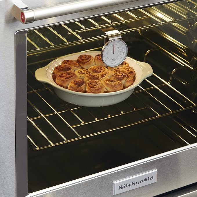 KitchenAid 3-in Dial Oven Thermometer, Temperature Range: 100°F to 600°F