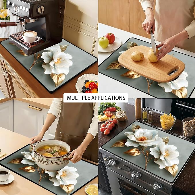 Stove Top Cover for Electric Stove, 28.35 x 20.47 in Glass Stove Top Cover - Image 9