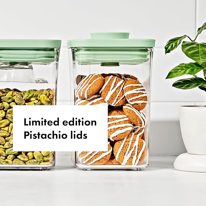 OXO Good Grips 3-Piece POP Container Set with Mini Scoops - Limited Edition Pistachio