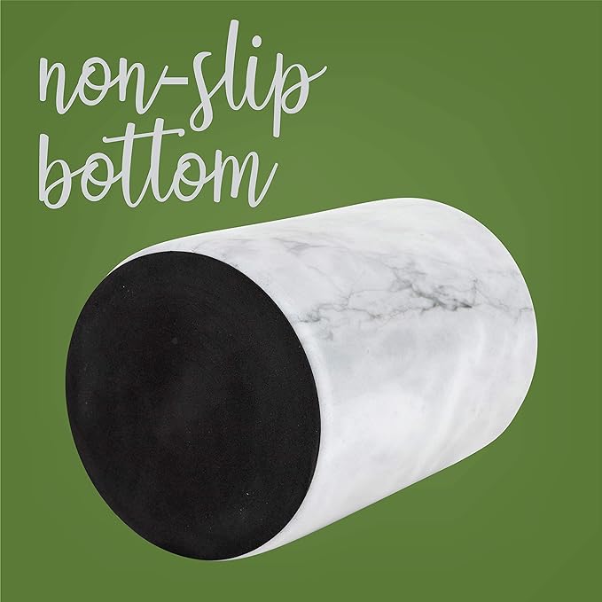 Homeries Marble Wine Chiller Bucket - Wine & Champagne Cooler for Parties, Dinner – Keep Wine & Beverages Cold, Wine Chillers for Bottles – Holds Any 750ml Bottle - Ideal Gift for Wine Enthusiasts