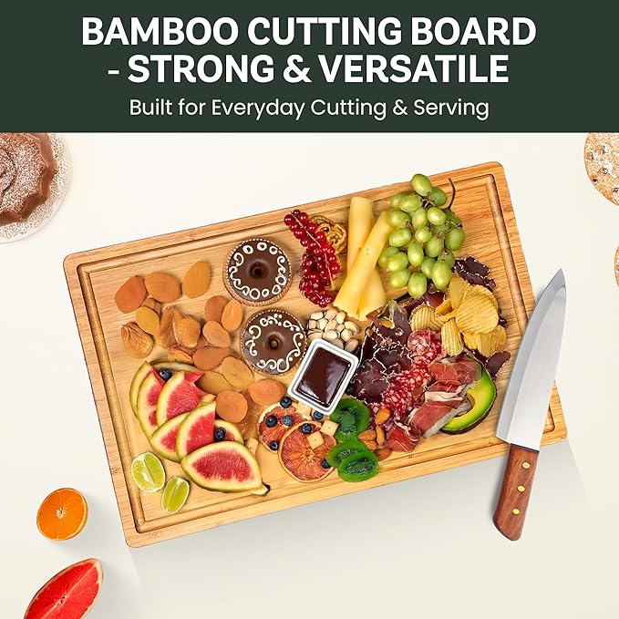 Personalized Turkey Platter for Thanksgiving - Custom Engraved Bamboo Cutting Board, and Charcuterie Board - Unique Wedding Gift, Bridal Shower, Engagement, Anniversary, Housewarming, Christmas Gifts