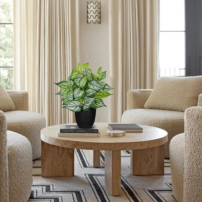 Villa Como 14.5" Artificial Plants Indoor Home Decor, Fake Potted Silk Plants - Image 3