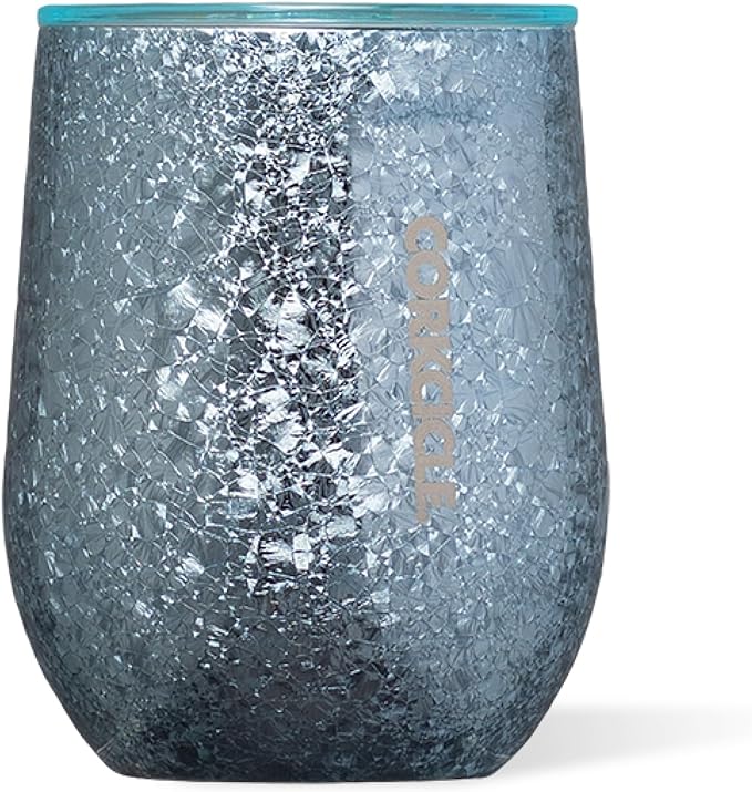 Corkcicle Stemless Wine Tumbler - Keeps Drinks Cold for 6 Hours - Triple-Insulated Stainless Steel - Non-Slip Base - Summer Drinkware Gift - Keeps Drinks Ice Cold - 12 oz - Ice Breaker