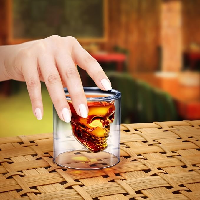 Genuine Fred DOOMED Crystal Skull Shotglass