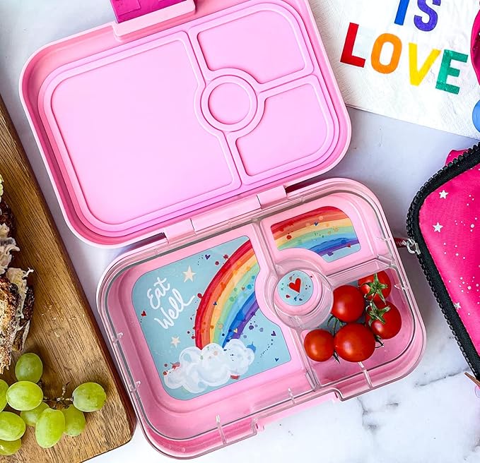 Yumbox Panino Leakproof Bento Lunch Box Container for Kids & Adults (Power Pink)