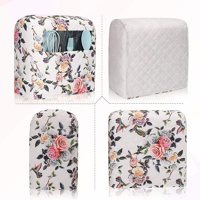 KitchenAid Mixer Cover with Pockets, Fits 5-8 Quart KitchenAid Mixers