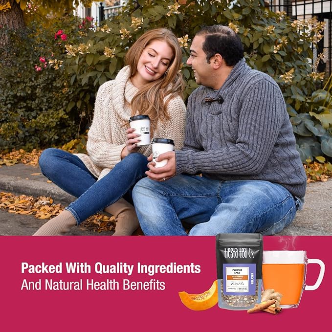 Tiesta Tea Fall Medley Dry Flight Set – Assorted Herbal, Black, Chai, and Fruit Tea Blends for Hot or Iced Brewing, Caffeine Free Loose Leaf Sampler Set with 9 Resealable Pouches