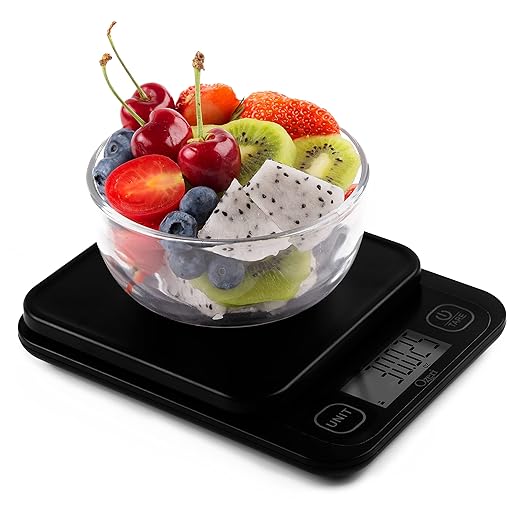 Ozeri Garden and Kitchen Scale II, with 0.1 g (0.005 oz) 420 Variable Graduation Technology