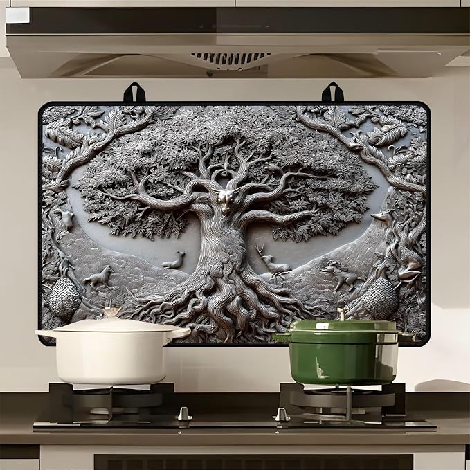Stove Top Cover for Electric Stove, 28.35 x 20.47 in Glass Stove Top Cover - Image 6