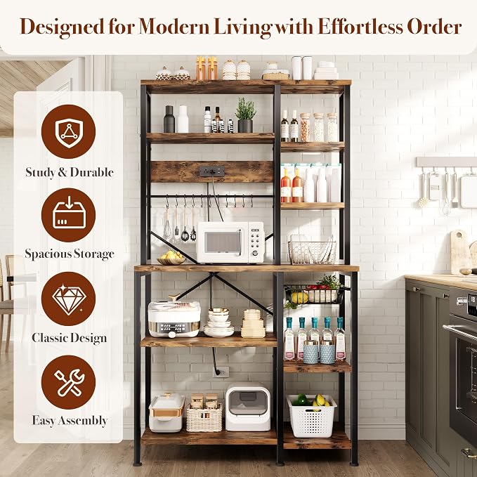 GRUSIGN Kitchen Bakers Rack - Image 7