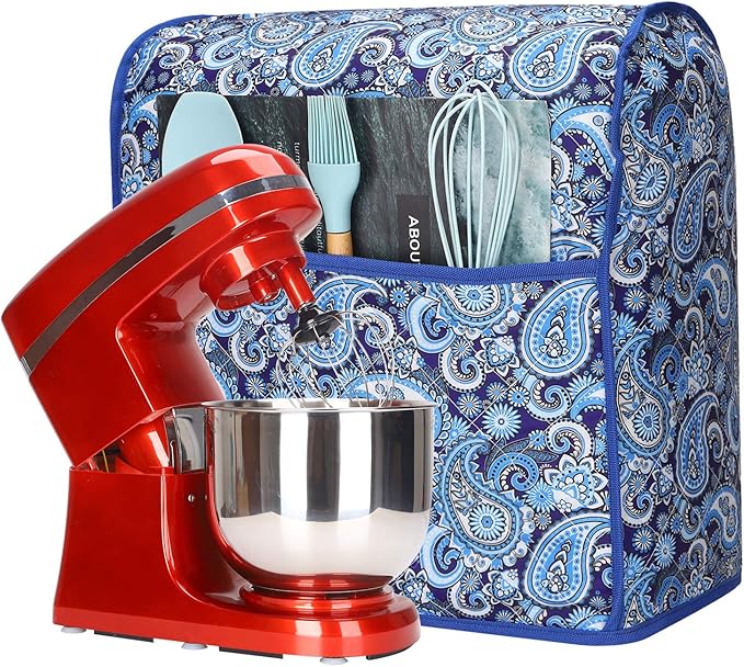 Kitchen Aid Mixer Cover,Kitchen Stand Mixer Cover Compatible With 5-8 Quart Kitchenaid Hamilton Mixers,Kitchen Aid Covers for Stand Mixer With Pockets,Kitchen Aid Mixer Assecories